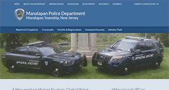 Desktop Screenshot of manalapanpolice.org